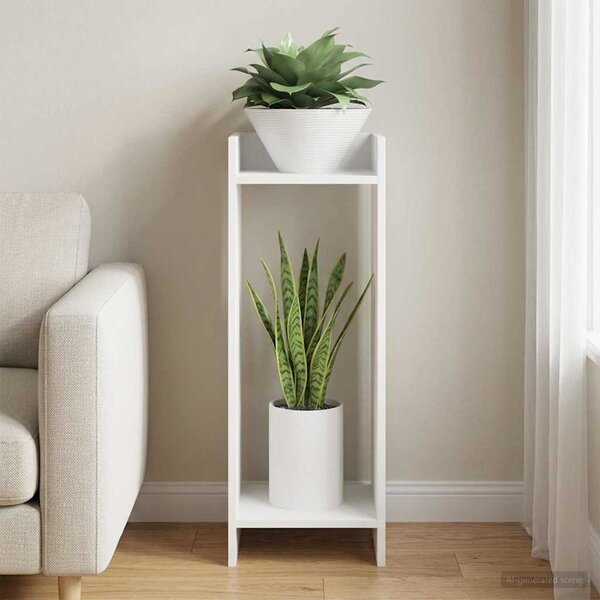 VidaXL Stojan na rostliny 30 x 30 x 80 cm Kompozitní dřevo [899592] Barva: Černý dub