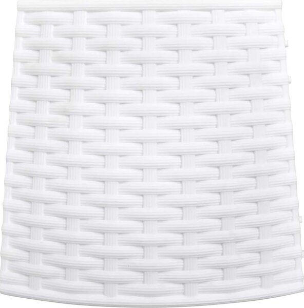 VidaXL Kryt na stojan vánočního stromku Ø 56 x 23 cm plast [4019952] Barva: Bílá
