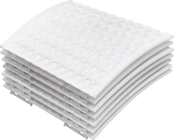 VidaXL Kryt na stojan vánočního stromku Ø 56 x 23 cm plast [4019952] Barva: Bílá