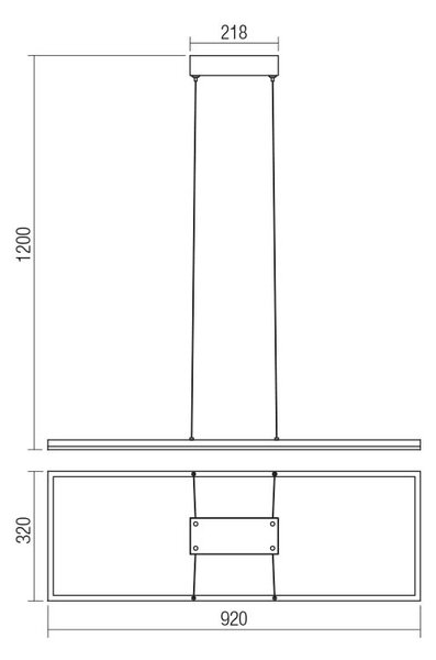 Smarter Závěsné LED svítidlo Klee, d.92cm Barva: Měď