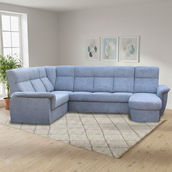 MODENA sedací souprava do U pravá, šedá Aragon 90