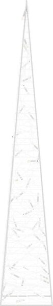 VidaXL Akrylový dekorativní světelný LED kužel 90 cm [328960] Barva: Studená bílá