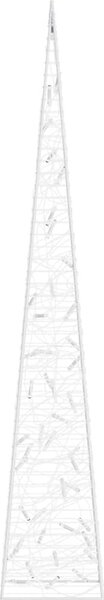 VidaXL Akrylový dekorativní světelný LED kužel 90 cm [328960] Barva: Studená bílá