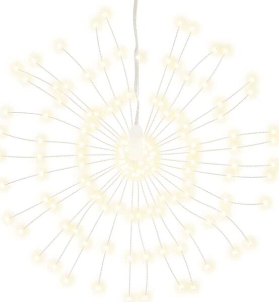 VidaXL Vánoční hvězdicové světlo 140 ch LED diod 17 cm [356219] Barva: Studená bílá