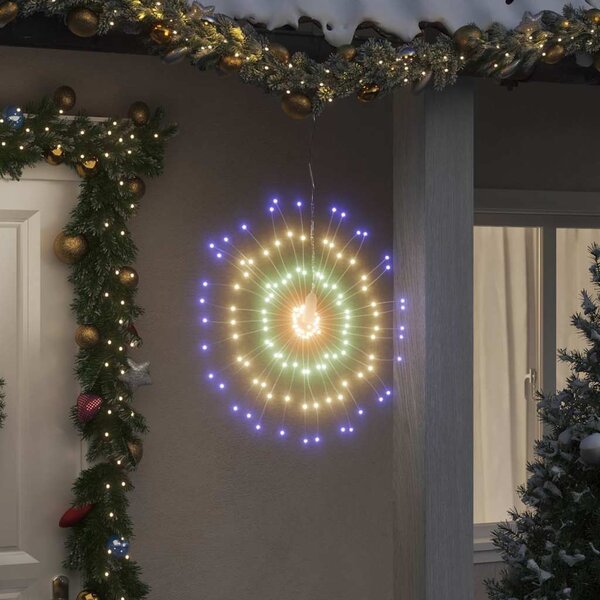 VidaXL Vánoční hvězdicové světlo 140 ch LED diod 17 cm [356219] Barva: Studená bílá