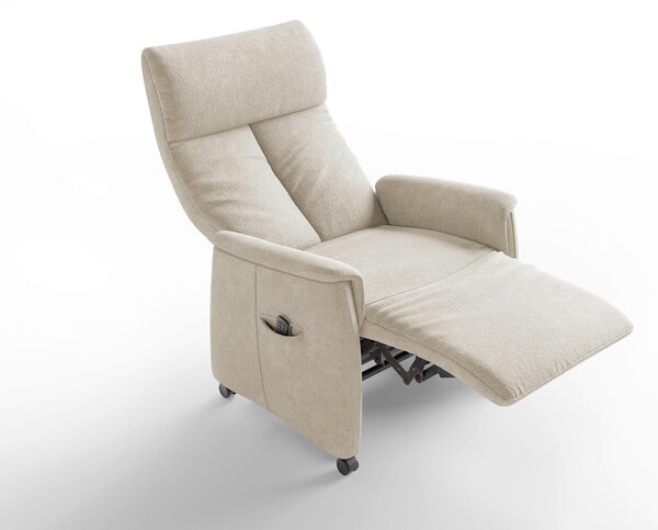 RELAXAČNÍ KŘESLO, textil, barvy stříbra Sit & More - Online Only křesla & taburety, Online Only