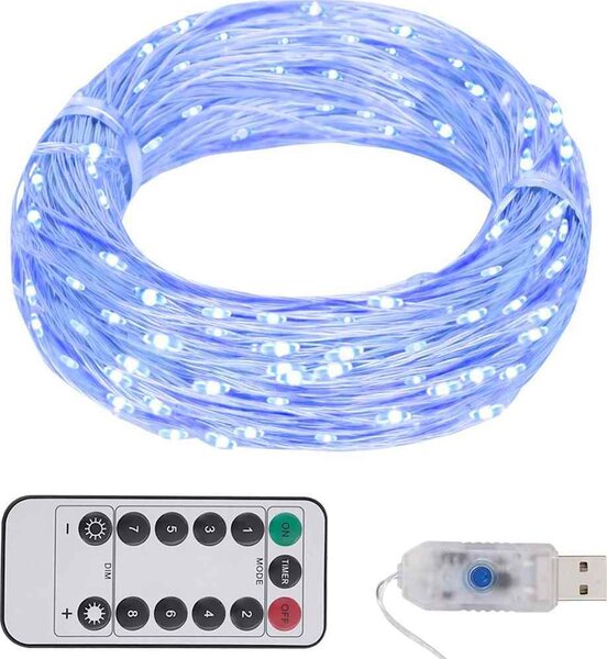 VidaXL Světelný LED řetěz s 300 LED diodami 30 m [330051] Barva: Studená bílá