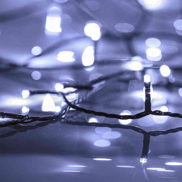 VidaXL Světelný LED řetěz se 2 000 LED diodami 200 m PVC [51299] Barva: Modrá