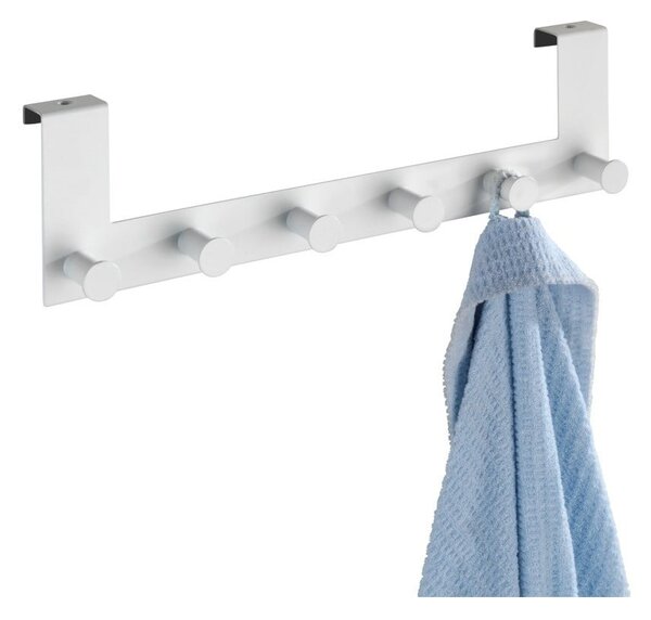 Bílý kovový věšák na dveře 39 cm Celano – Wenko