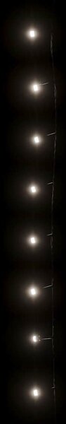 VidaXL Světelný LED řetěz se 2 000 LED diodami 200 m PVC [51299] Barva: Modrá
