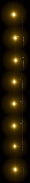 VidaXL Světelný LED řetěz se 2 000 LED diodami 200 m PVC [51299] Barva: Modrá