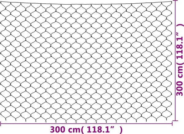 VidaXL Vánoční světelná síť 3 x 3 m 306 LED vnitřní i venkovní [328778] Barva: Studená bílá
