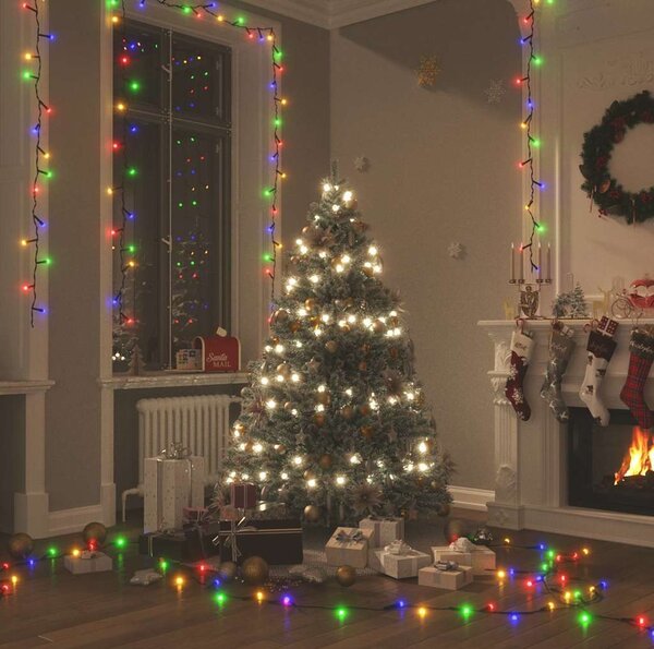 VidaXL Světelný LED řetěz se 2 000 LED diodami 200 m PVC [51299] Barva: Modrá