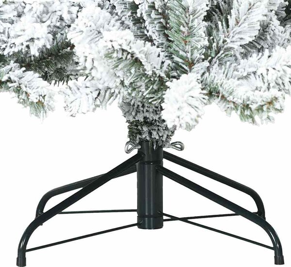 VidaXL Umělý Skládací Vánoční Strom 180 cm PVC, ocel [42019328] Barva: Zelená