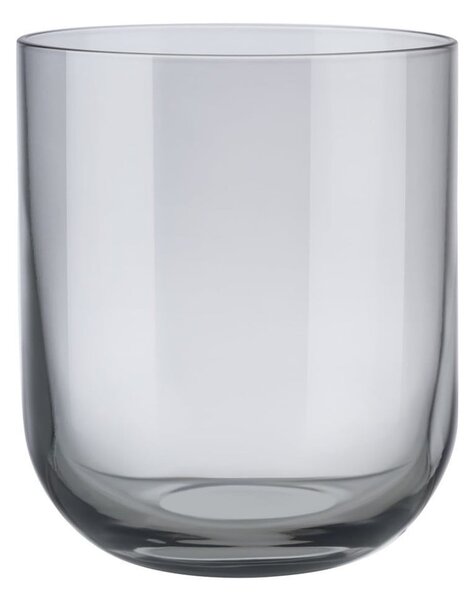Sada 4 šedých sklenic na vodu Blomus Mira, 350 ml