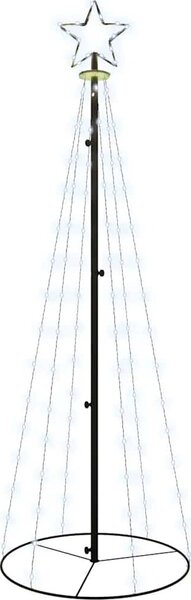 VidaXL Vánoční stromek kužel 108 ch LED diod 70 x 180 cm [343486] Barva: Teplá bílá