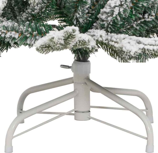 VidaXL Umělý Skládací Vánoční Strom Bílá 150 cm PE a PVC [3395636]