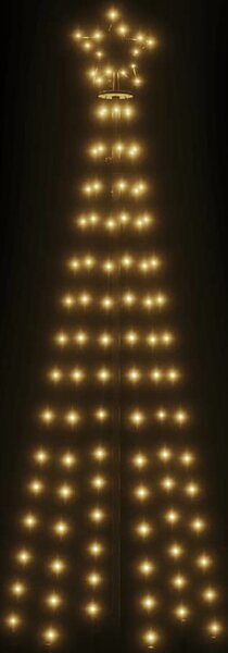 VidaXL Vánoční stromek kužel 108 ch LED diod 70 x 180 cm [343486] Barva: Teplá bílá