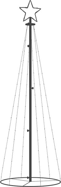 VidaXL Vánoční stromek kužel 108 ch LED diod 70 x 180 cm [343486] Barva: Teplá bílá