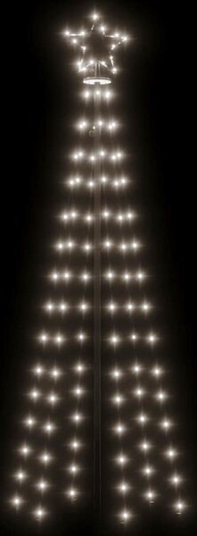 VidaXL Vánoční stromek kužel 108 ch LED diod 70 x 180 cm [343486] Barva: Teplá bílá