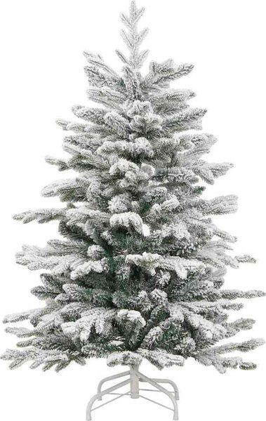 VidaXL Umělý Skládací Vánoční Strom Bílá 150 cm PE a PVC [3395636]