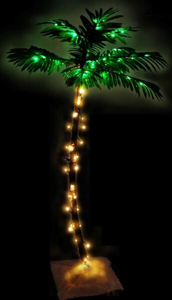 VidaXL Palma se 72 teplými bílými LED diodami 120 cm [345136]