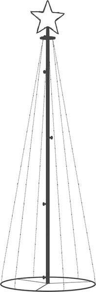 VidaXL Vánoční stromek kužel 108 ch LED diod 70 x 180 cm [343486] Barva: Teplá bílá