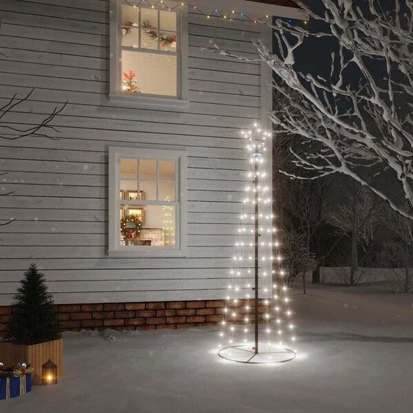 VidaXL Vánoční stromek kužel 108 ch LED diod 70 x 180 cm [343486] Barva: Teplá bílá