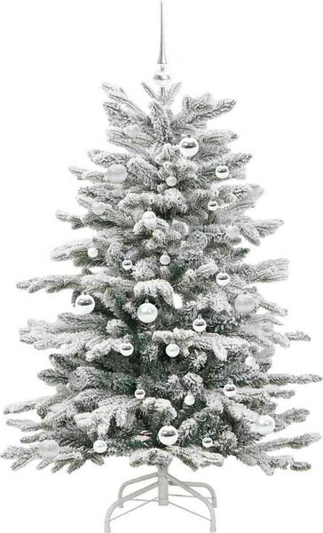 VidaXL Umělý Skládací Vánoční Strom Bílá 150 cm PE a PVC [3395636]