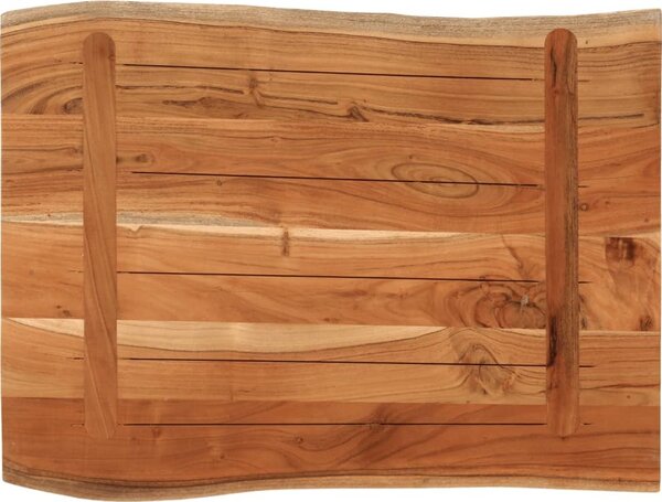 VidaXL Stolní deska živá hrana 70x60x3,8 cm masivní hrubý mangovník [370643] Barva: Akáciové dřevo (přírodní)