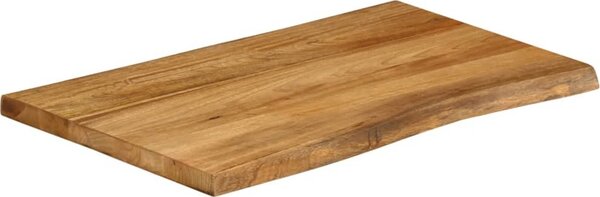 VidaXL Stolní deska živá hrana 70x60x3,8 cm masivní hrubý mangovník [370643] Barva: Akáciové dřevo (přírodní)