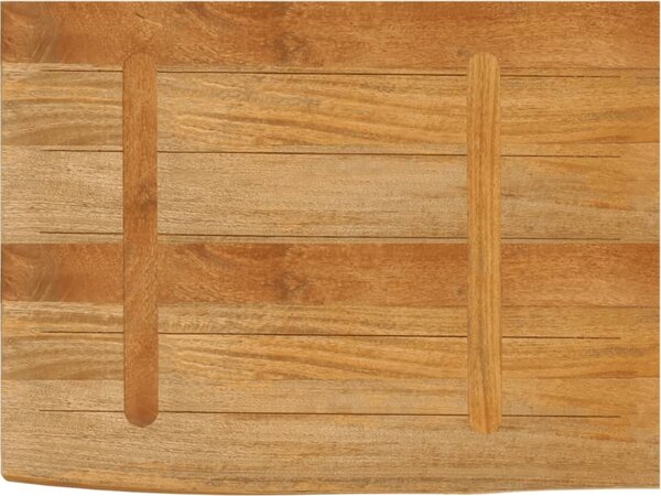 VidaXL Stolní deska živá hrana 80 x 60 x 2,5 cm masivní mangovník [370548] Barva: dubový povrch