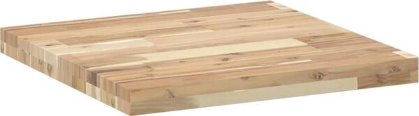 VidaXL Stolní deska čtvercová 50 x 50 x 4 cm masivní akáciové dřevo [4008713] Barva: S olejovou povrchovou úpravou