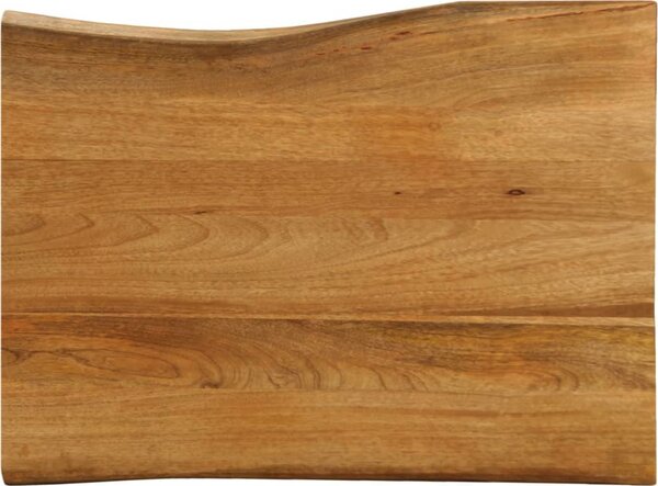 VidaXL Stolní deska živá hrana 70x60x3,8 cm masivní hrubý mangovník [370643] Barva: Akáciové dřevo (přírodní)