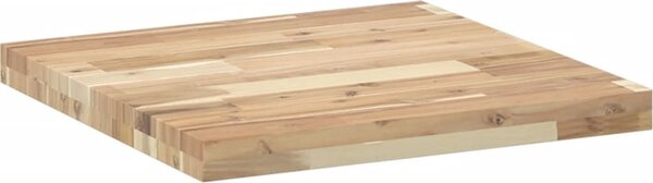 VidaXL Stolní deska čtvercová 50 x 50 x 4 cm masivní akáciové dřevo [4008713] Barva: S olejovou povrchovou úpravou