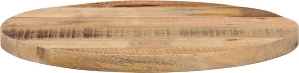 VidaXL Stolní deska Ø50x1,5 cm kulatá masivní hrubé mangovníkové dřevo [370020] Barva: Hrubé mangovníkové dřevo (přírodní)