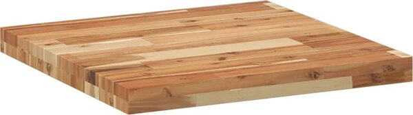 VidaXL Stolní deska čtvercová 50 x 50 x 4 cm masivní akáciové dřevo [4008713] Barva: S olejovou povrchovou úpravou