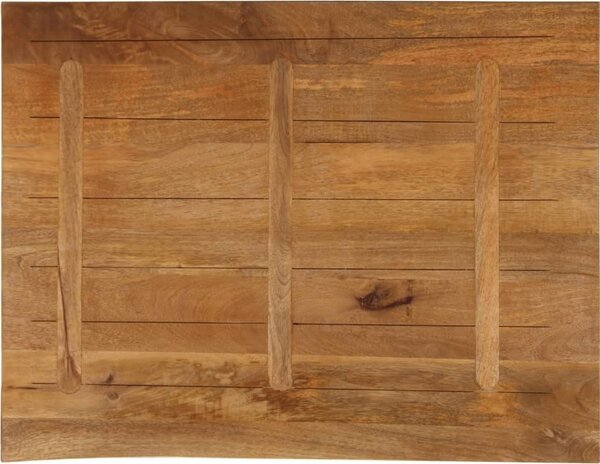 VidaXL Stolní deska živá hrana 100 x 80 x 2,5 cm masivní mangovník [370556] Barva: dubový povrch