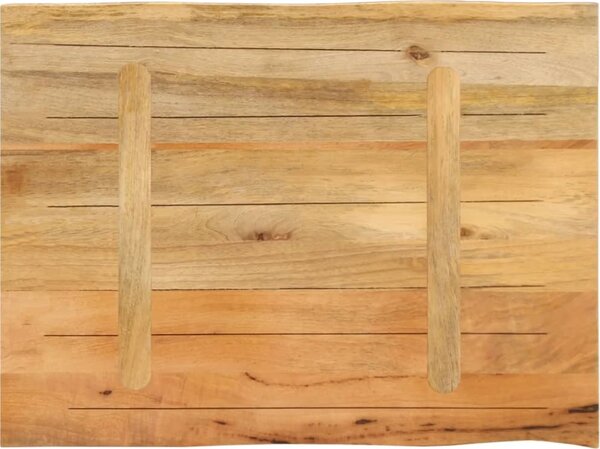VidaXL Stolní deska živá hrana 70x60x3,8 cm masivní hrubý mangovník [370643] Barva: Akáciové dřevo (přírodní)