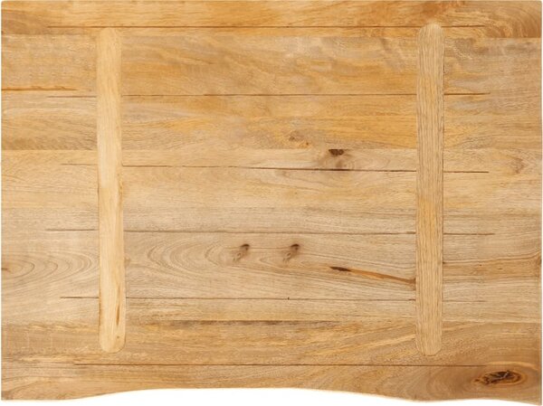 VidaXL Stolní deska živá hrana 80 x 60 x 2,5 cm masivní mangovník [370548] Barva: dubový povrch