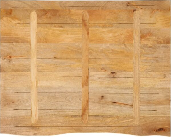 VidaXL Stolní deska živá hrana 100 x 80 x 2,5 cm masivní mangovník [370556] Barva: dubový povrch