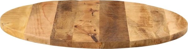 VidaXL Stolní deska Ø70x1,5 cm kulatá masivní hrubé mangovníkové dřevo [370026] Barva: Hrubé mangovníkové dřevo (přírodní)