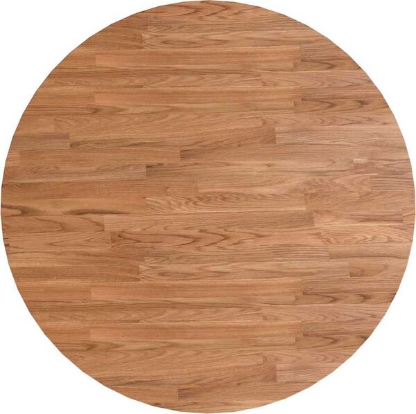 VidaXL Kulatá stolní deska Ø80x1,5cm ošetřený masivní dub [342963] Barva: Přírodní