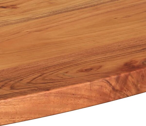 VidaXL Stolní deska 100 x 50 x 3,8 cm oválná masivní akáciové dřevo [370812] Barva: Akáciové dřevo (přírodní)