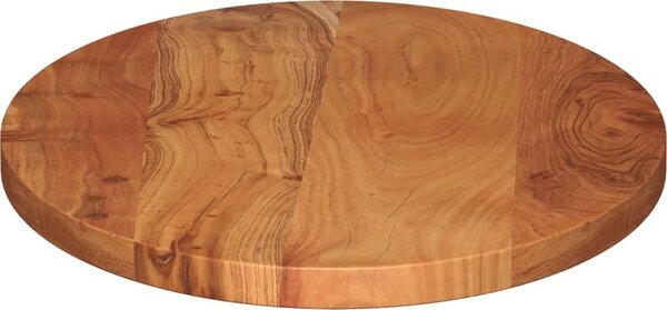 VidaXL Stolní deska 100 x 50 x 3,8 cm oválná masivní akáciové dřevo [370812] Barva: Akáciové dřevo (přírodní)