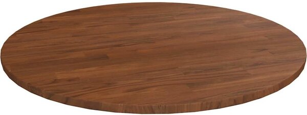 VidaXL Kulatá stolní deska Ø80x1,5cm ošetřený masivní dub [342963] Barva: Přírodní