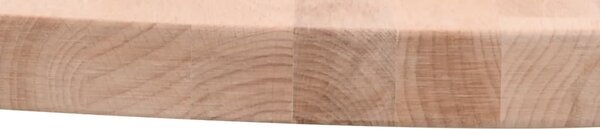 VidaXL Stolní deska Ø 50 x 2,5 cm kulatá masivní bukové dřevo [355915] Barva: světle hnědá