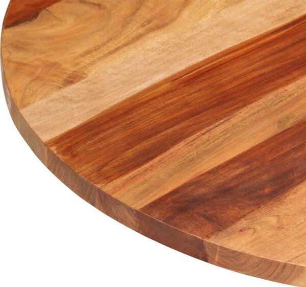 VidaXL Stolní deska masivní akáciové dřevo kulatá 25–27 mm 80 cm [285976]