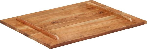 VidaXL Stolní deska masivní akáciové dřevo 25–27 mm 70 x 90 cm [285997]