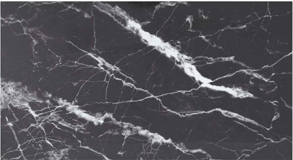 VidaXL Stolní deska 120x65 cm 8 mm tvrzené sklo mramorový design [243634] Barva: Černobílý